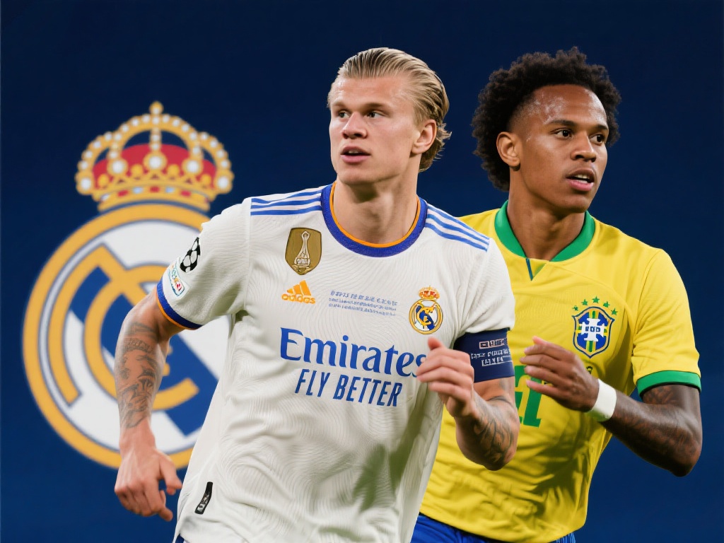 皇马计划世俱杯后补强中场与锋线 至于前锋人选,皇马似乎对哈兰德这样的超级